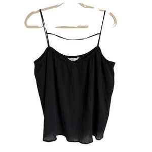 H&M strappy gauze cropped tank top woman’s size large